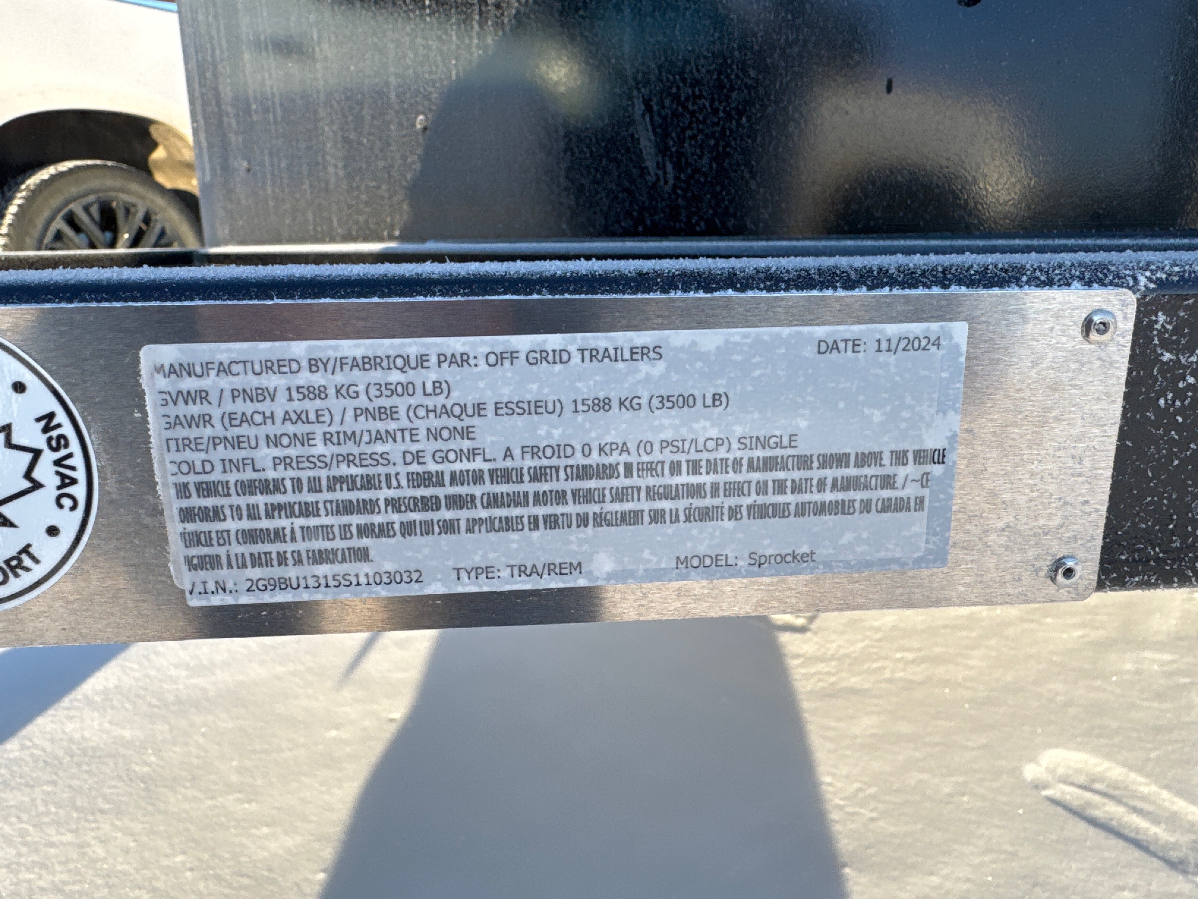 2025 SPROCKET 3.0 TRAILHEAD TRIM TRAILER (#S110 3032 MARKETING DEMO)
