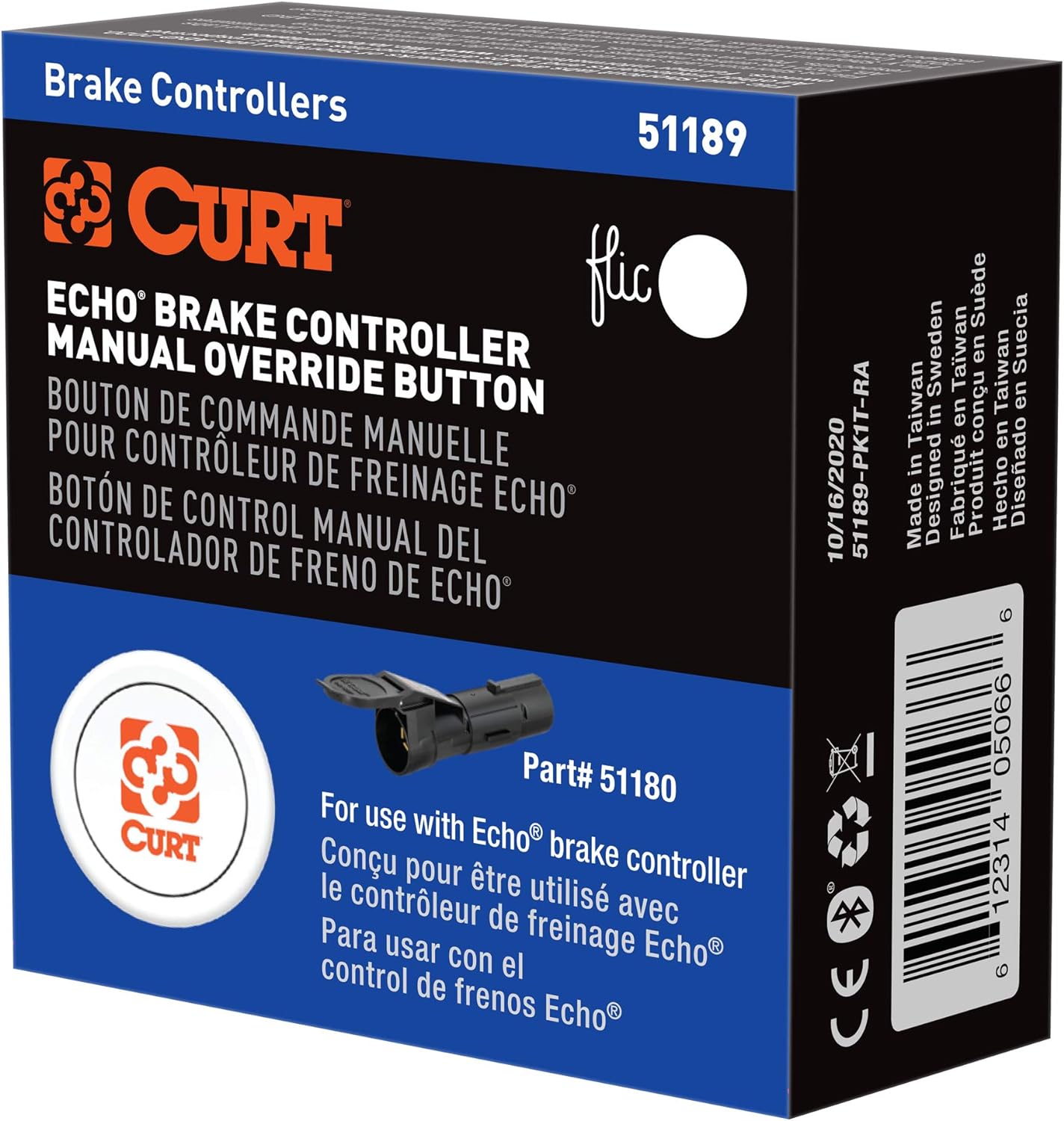 Curt Echo Brake Controller Manual Override Button