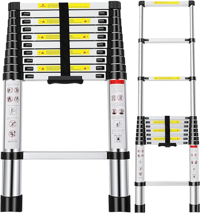 CVT Telescoping Ladder (Hook Style) - 10'5 (3.2m)