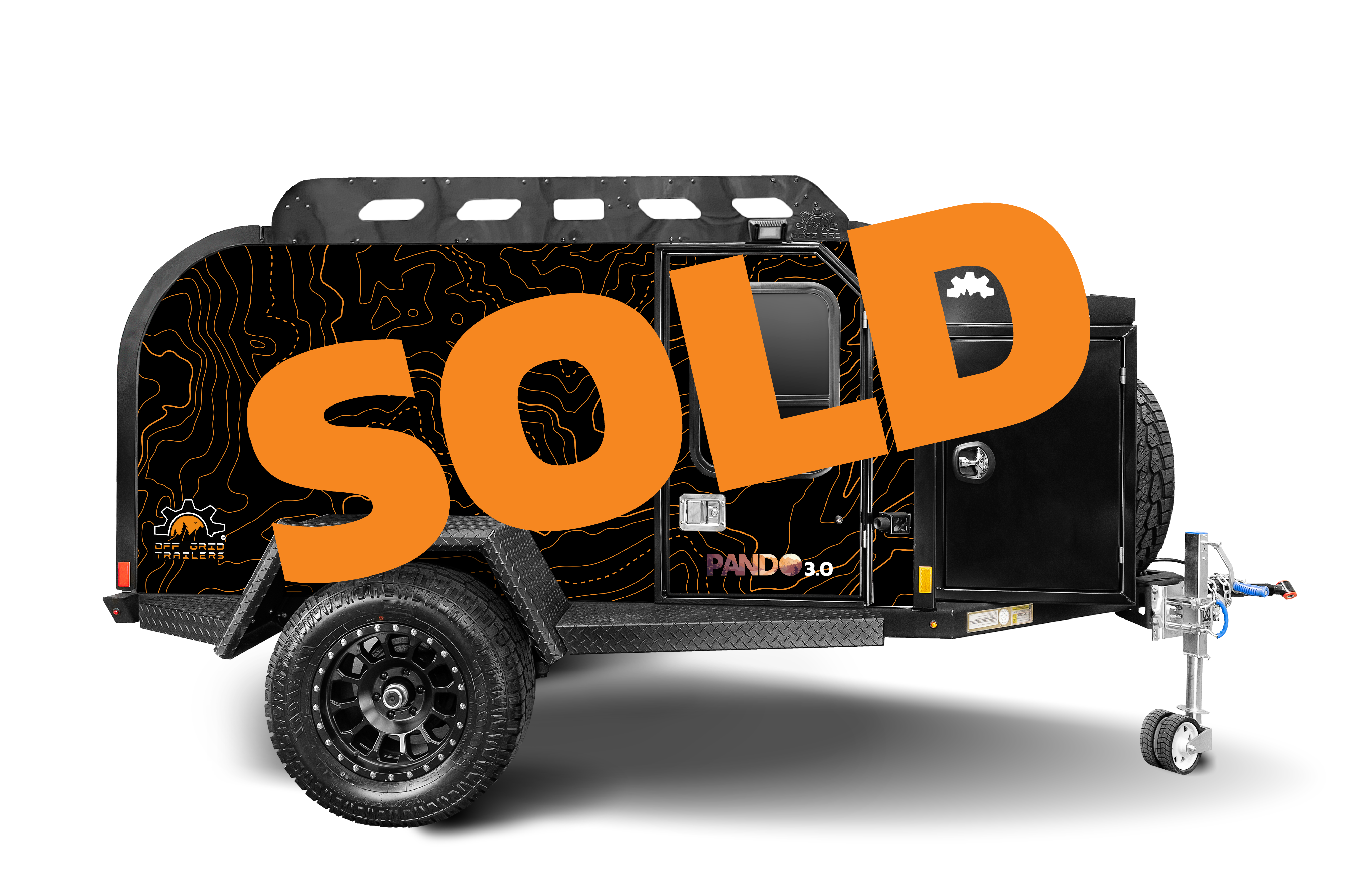 2023 PANDO 2.0 OFF-ROAD TEARDROP TRAILER (#P110 3013 MARKETING DEMO)