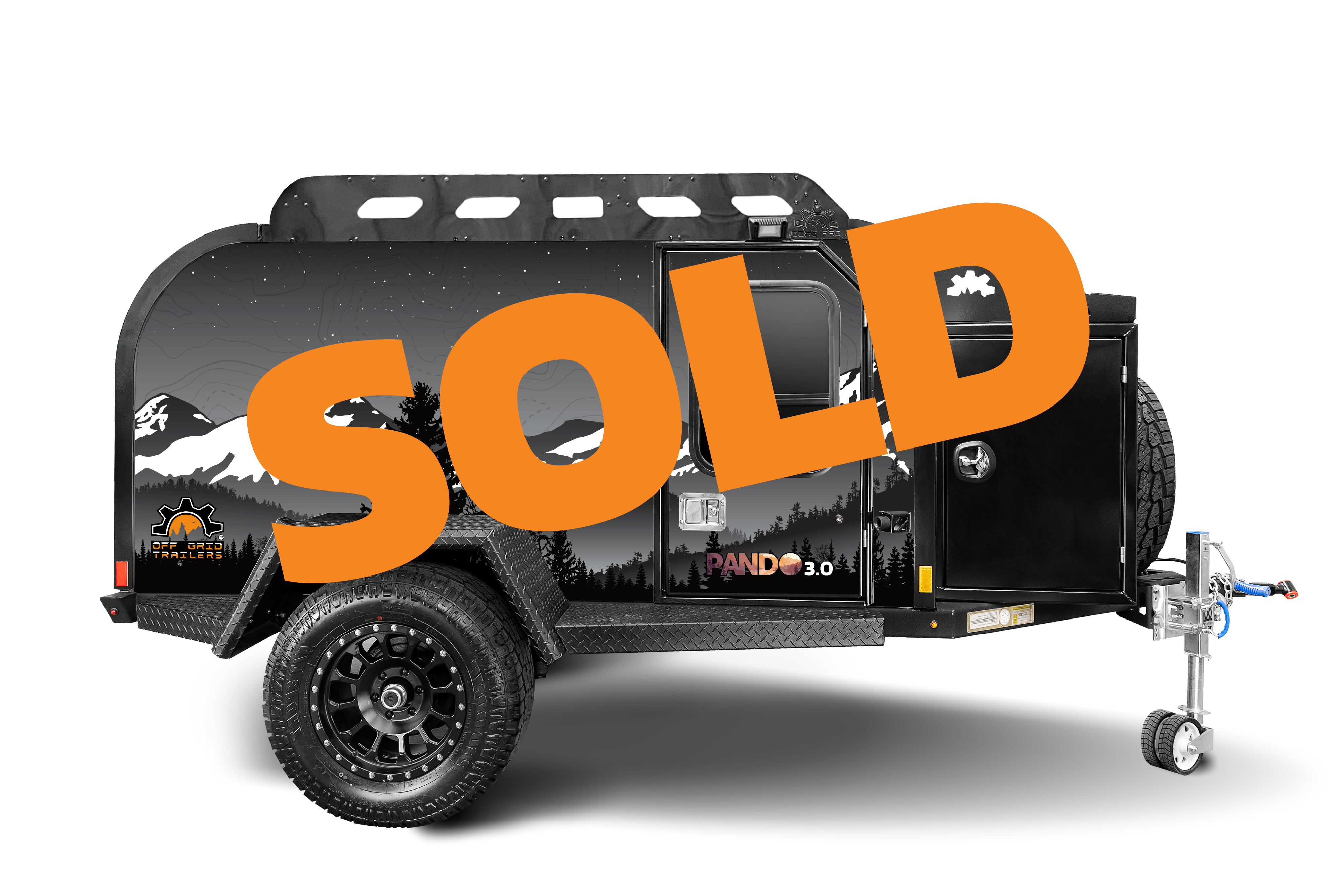 2025 PANDO 3.0 OFF-ROAD TEARDROP TRAILER (#S110 3024)