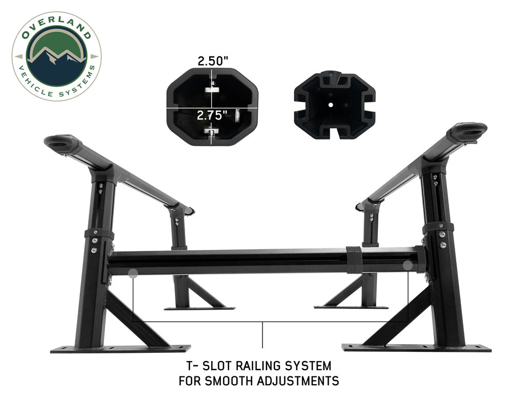 Overland Vehicle Systems Freedom Rack with Cross Bars and Side Supports