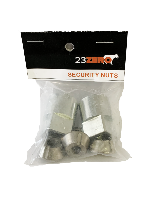 23ZERO Security Nuts (M8 x 1.25) 4 nuts 2 keys