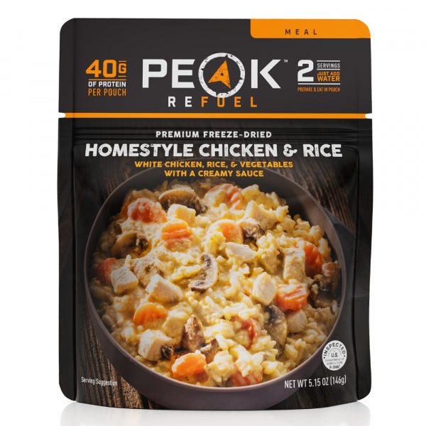 Peak Refuel Homestyle Chicken & Rice Meal