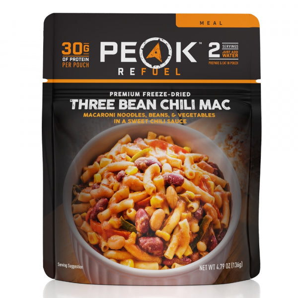 Peak Refuel Three Bean Chili Mac Meal
