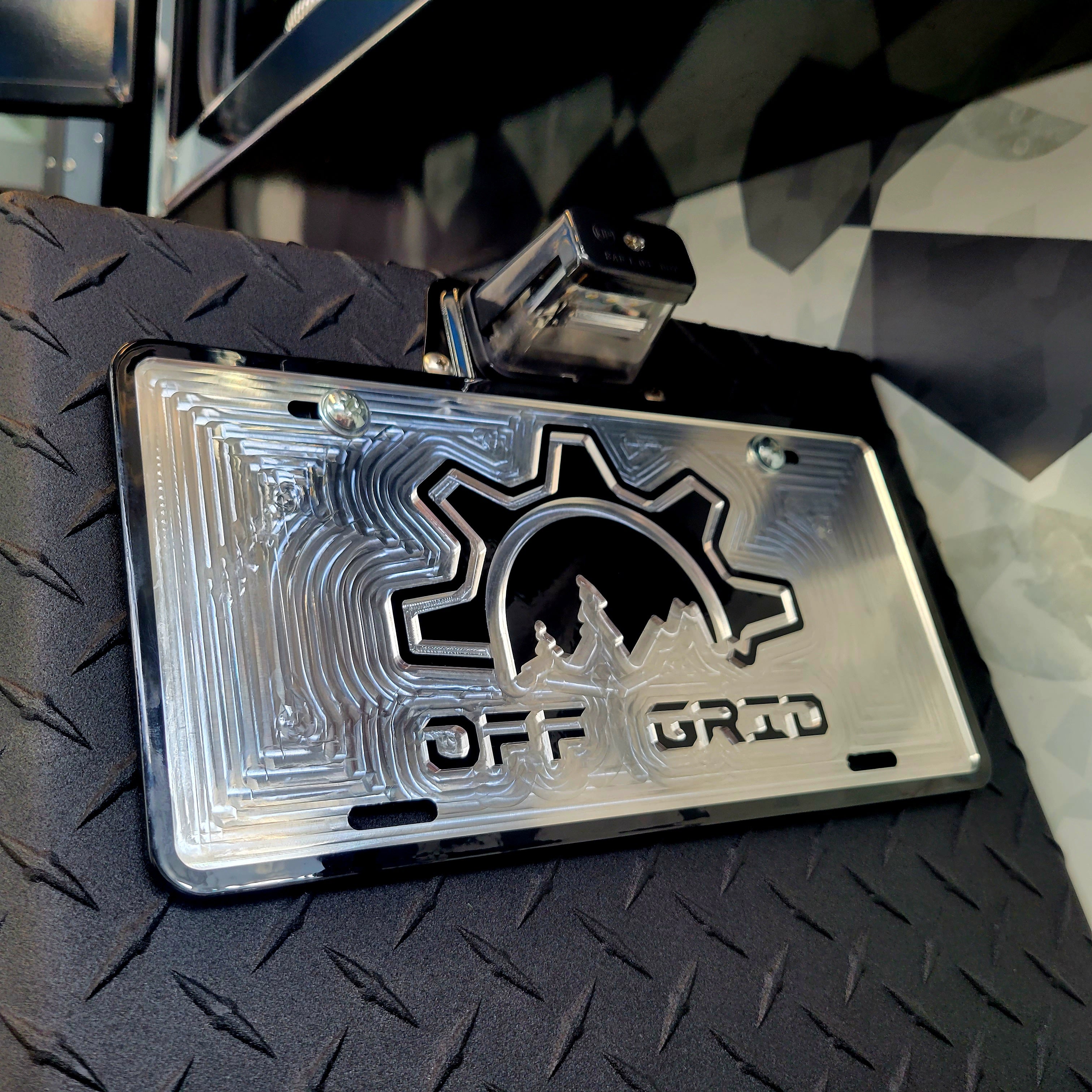 Off Grid Trailers License Plate Light (Driver's Side)