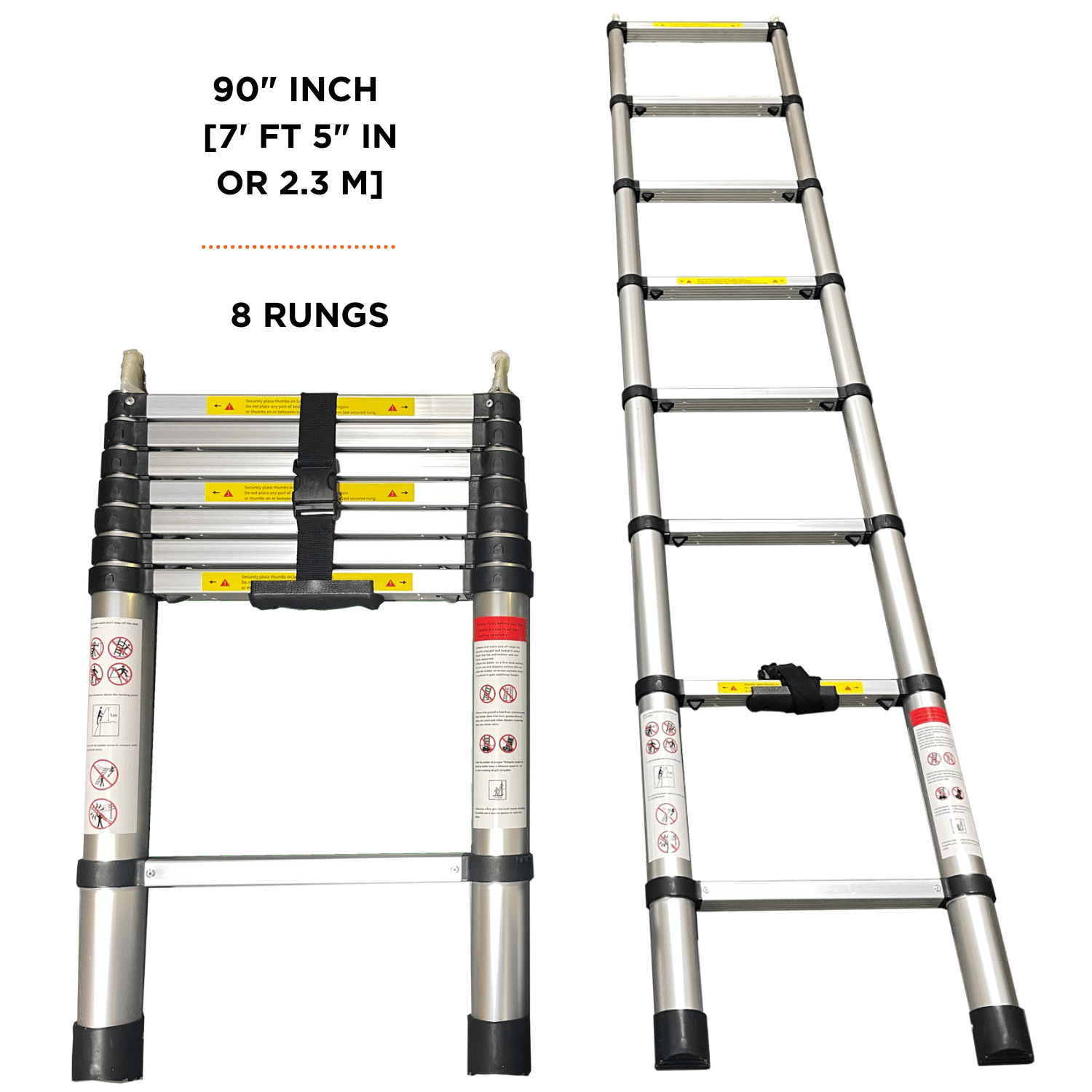 23ZERO Telescoping Aluminum Ladder