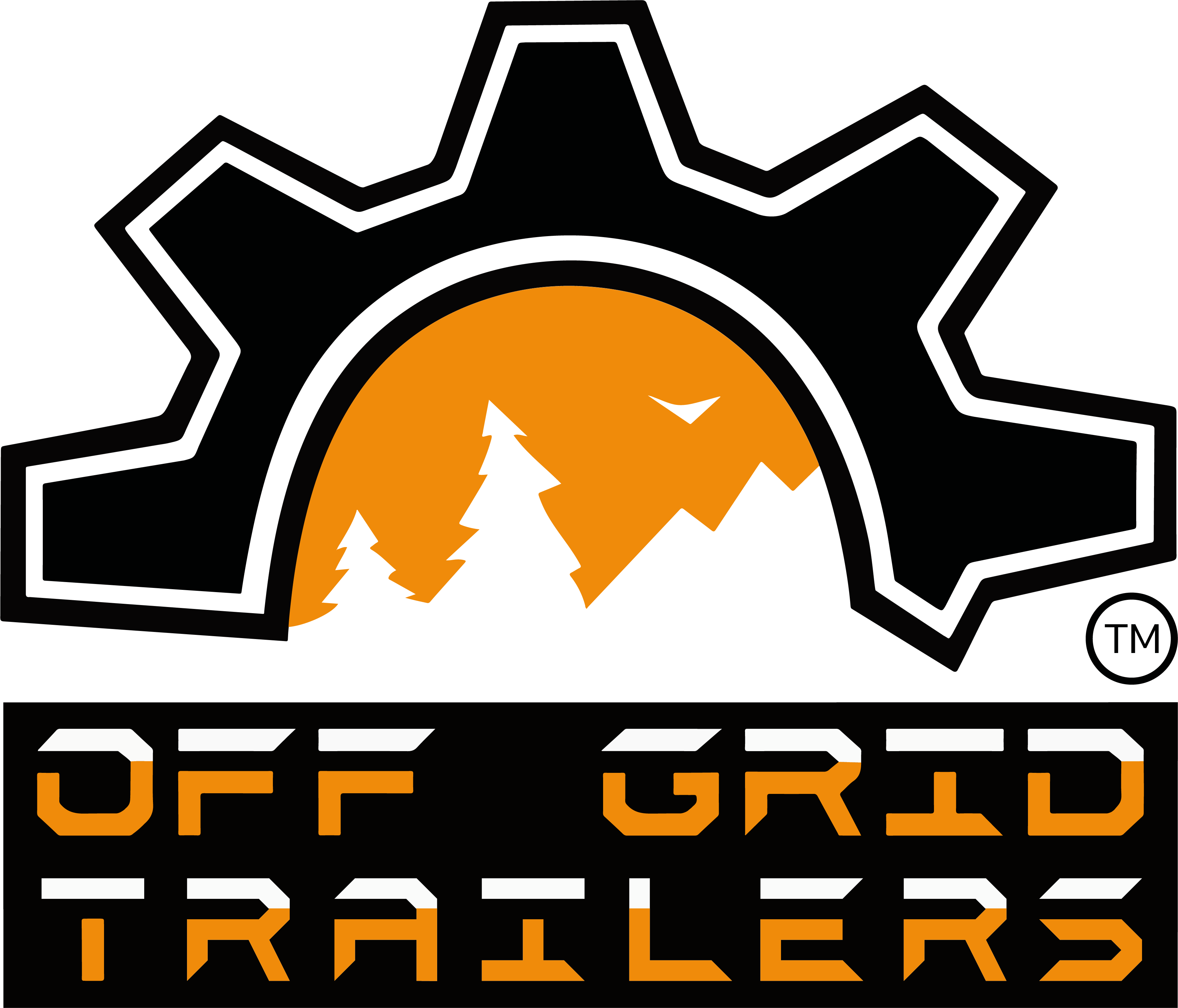 Off Grid Trailers Decal (Tri-Color)